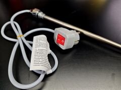 Havlupan Isıtıcı Rezistans 1500 W / 230 V / L:900 MM, Gri, On/Off Anahtar, HP04 Model(Kopya)