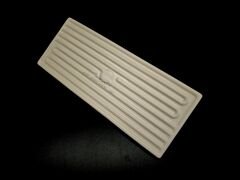 İnfrared Seramik Isıtıcı Rezistans Düz 245X100mm 1000W 230V LSF Model Beyaz Renk