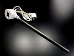 Havlupan Isıtıcı Rezistans 400 W / 230 V / L:370 MM, Beyaz, Yuvarlak Dijital, HP015 Model