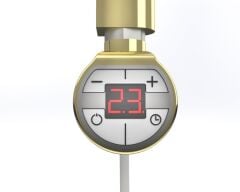 Havlupan Isıtıcı Rezistans 150 W / 230 V / L:330 MM, Altın, Yuvarlak Dijital, HP015 Model