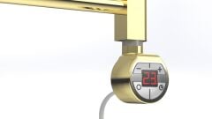 Havlupan Isıtıcı Rezistans 200 W / 230 V / L:330 MM, Altın, Yuvarlak Dijital, HP015 Model