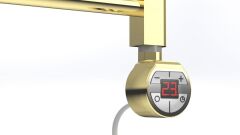 Havlupan Isıtıcı Rezistans 600 W / 230 V / L:550 MM, Altın, Yuvarlak Dijital, HP015 Model