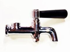 12x1mm arka diş çevirmeli 12x1mm göstergeli metal musluk