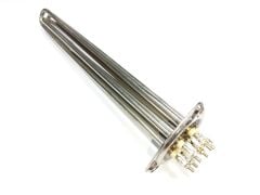 Sern 6KW Büyük Üçgen Flanş CR304 Endüstriyel Mutfak Isıtıcı Rezistansı