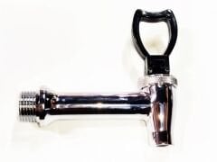 1/2 arka diş basmalı göstergesiz kahveci metal musluk