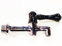 1/2 arka diş çevirmeli göstergesiz kahveci metal musluk