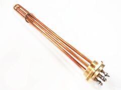 2 İnç Bakır 15KW 380V 50cm Trifaze Sanayi Isıtıcı Rezistansı