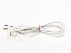 Buzdolabı, Tost Makinesi,Fritöz ve Fırın Enerji Kablosu 2,4mt 3x1,5mm beyaz