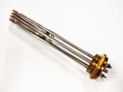 2 İnç 304Cr 10Kw 380V Bükümlü 33Cm Trifaze Sanayi Isıtıcı Rezistansı