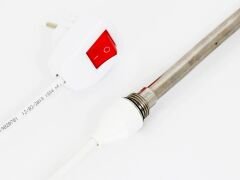 Havlupan Isıtıcı Rezistans 900 W / 230 V / L:710 MM, Beyaz, On/Off Anahtar, HP04 Model