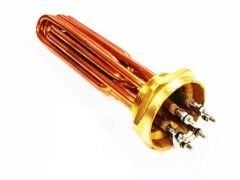 2 İnç Bakır Bükümlü 6KW 380V 22cm Trifaze Sanayi Isıtıcı Rezistansı