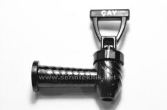 Desenli Göstergesiz Çay yazılı Plastik Semaver Çayset Musluk