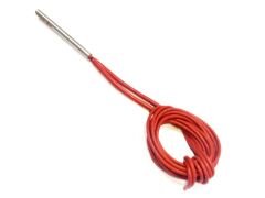 Fişek Isıtıcı Rezistans 7cm boy - 6mm kalınlık - 150 Watt - 24V - 1 metre kablolu