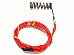 Spiral Isıtıcı Rezistans 100mm Boy-22mm Çap-550W-230V 2Mt Kablolu