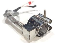 Kelepçe Meme Rezistans 25mm Çap-30mm Boy-100W-230V Zırhlı Kablolu