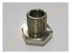 Semaver Musluk ve Demlik Dirseği için 1/2 Krom Nipel