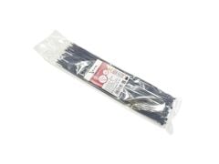 37cm boy 3,6mm kalınlık Standart Siyah Kablo Bağı Plastik Kelepçe - 1 Paket - 100Adet 