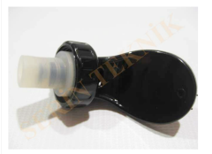 Plastik Semaver musluk başı, küçük ve düz model