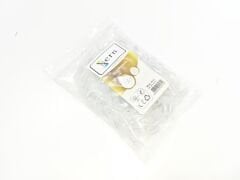 W-C1 Beyaz Plastik Kapama Parçası - 1 Paket - 100Adet 