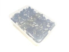 1,5mm Çift Girişli İzoleli Kablo Yüksüğü Fransız Normu Siyah Renk - 1 Paket - 500Adet 