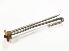 İnce Diş 1-1/4 Bükümlü kazan rezistansı 30cm 2KW 10mm kovanlı