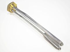 Standart Diş 1-1/4 Bükümlü kazan rezistansı 30cm 2KW 10mm kovanlı