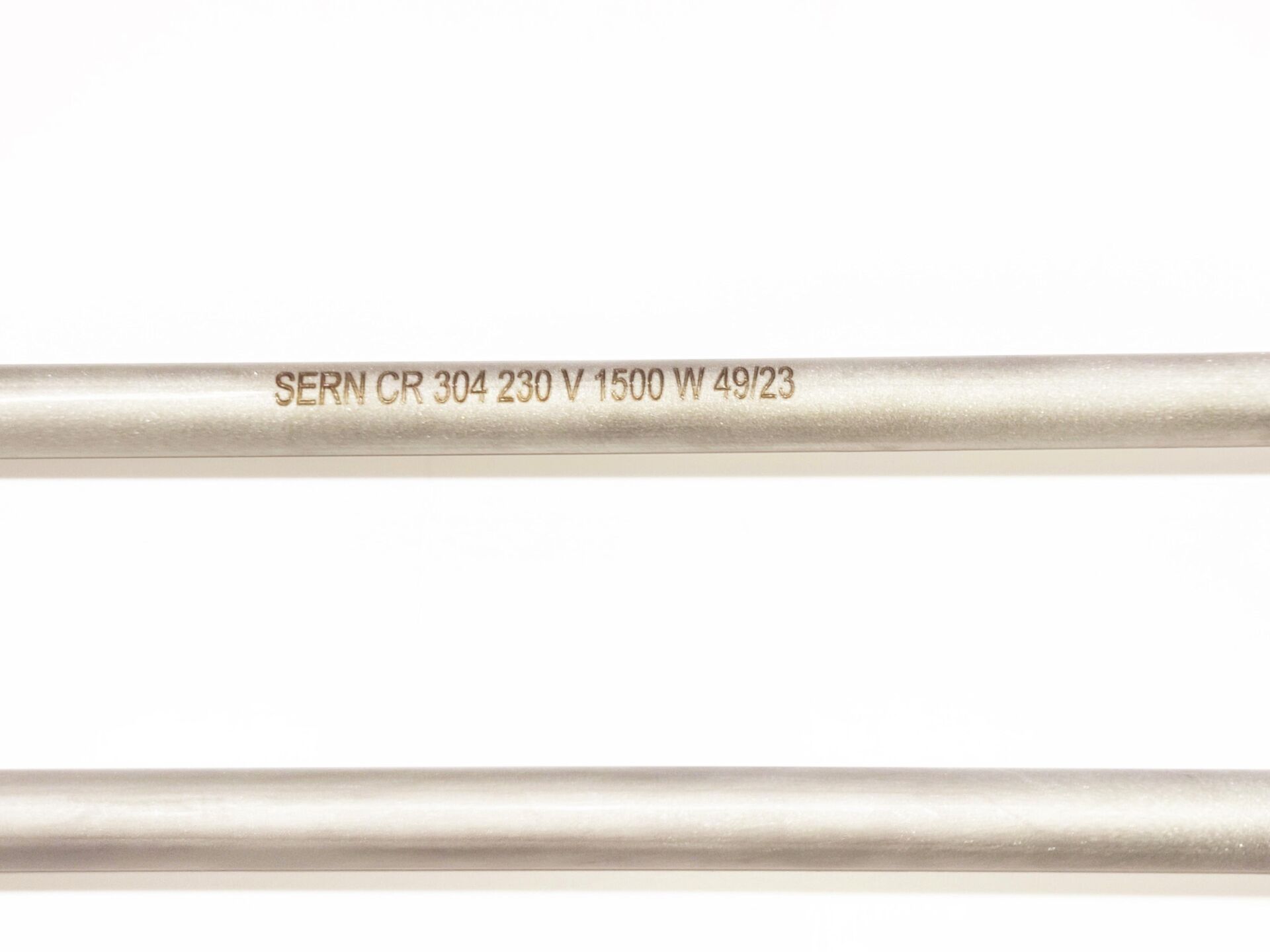 1500W 230V CR304 11,5MM 39CM Boru tipi gemi boyler ısıtıcı rezistans  