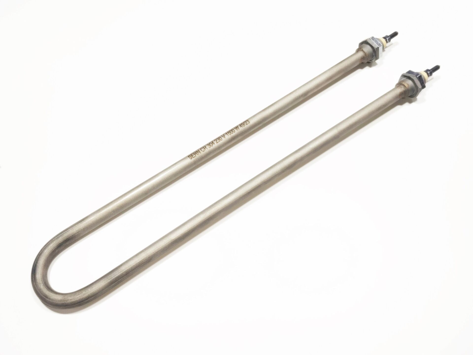 1500W 230V CR304 11,5MM 39CM Boru tipi gemi boyler ısıtıcı rezistans  