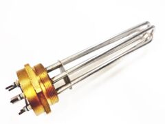 2,5 inç 304Cr 4,5KW 380V 30cm Trifaze Sanayi Isıtıcı Rezistansı