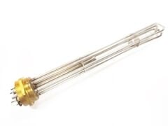 2,5 inç 304Cr 15KW 380V 55cm Trifaze Sanayi Isıtıcı Rezistansı