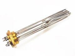 2 inç 304Cr 7,5KW 380V Bükümlü 30cm Trifaze Sanayi Isıtıcı Rezistansı