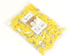 0,8x6,35 Soket 4x6mm² Erkek Faston Tip İzoleli Kablo Uçları Sarı Renk - 1 Paket - 200Adet 