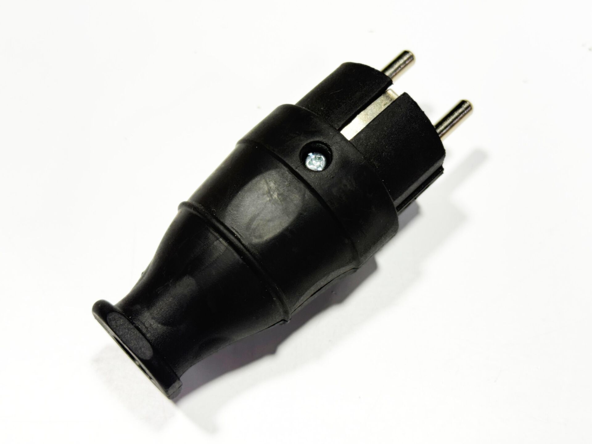 230V Kauçuk Erkek Fiş Siyah Renk