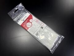 20cm boy 2,5mm kalınlık Standart Beyaz Kablo Bağı Plastik Kelepçe - 1 Paket - 100Adet 