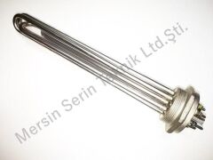 Nikel Zırhlı 2İnç 10Kw 40Cm Trifaze Kafa Isıtıcı Rezistansı