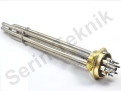 Q Kalite(1mm) 1,5inç 6KW 28,5cm Kafalı Kazan Isıtıcı Rezistansı