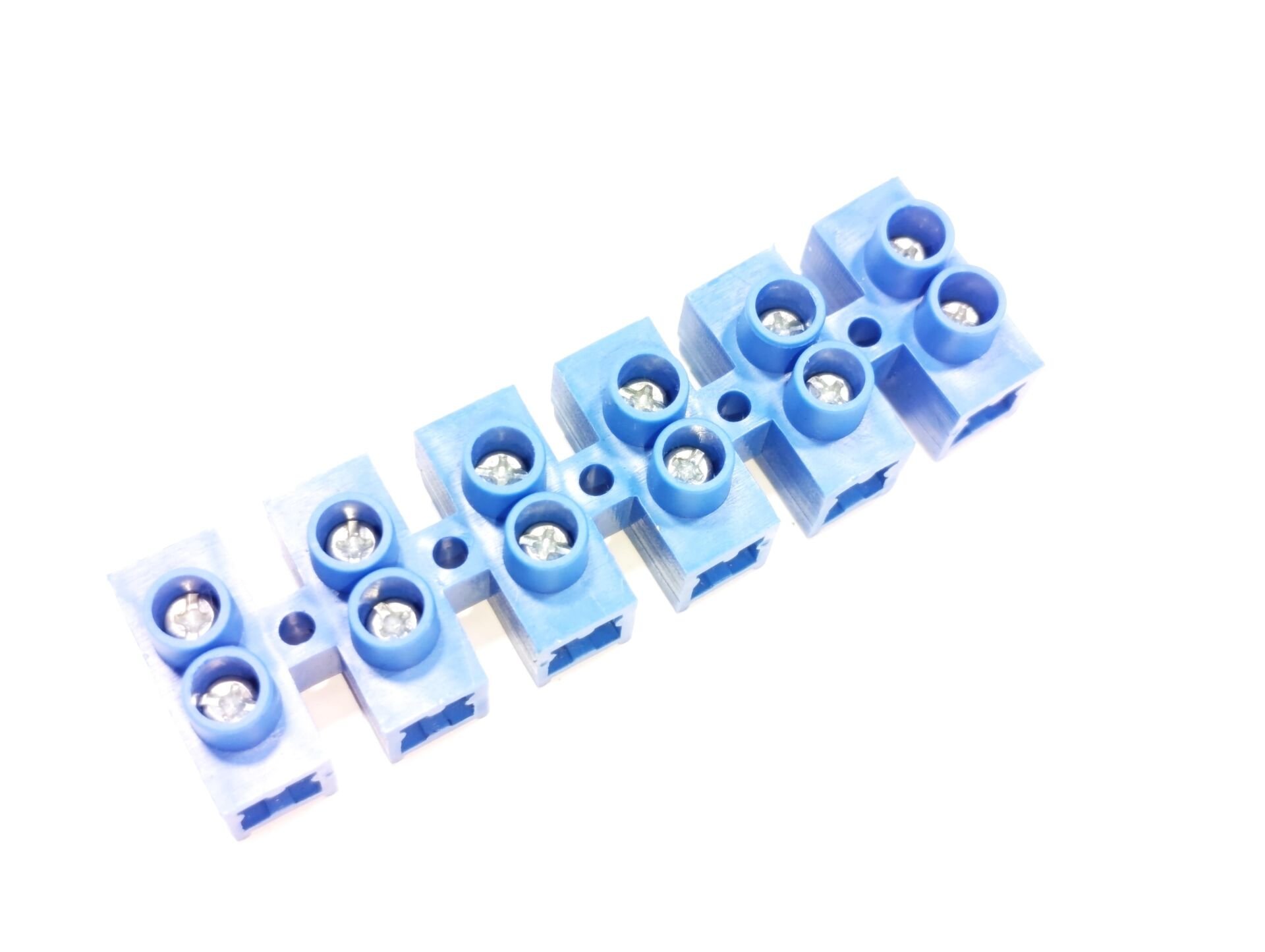 4 No Plastik Sıra Klemens Mavi Renk (Q 10MM-12MM)