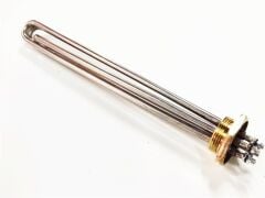 1 1/4 inc 304CR termovat ısıtıcı 380V trifaze 30cm 6KW(Termostatsız)