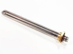 1 1/4 inc 304CR termovat ısıtıcı 380V trifaze 38cm 9KW(Termostatsız)