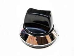 Isı Kontrol Düğmesi – 6mm & 8mm & E.C.A. Uyumlu | Nikelajlı / Siyah | Horeca Tip